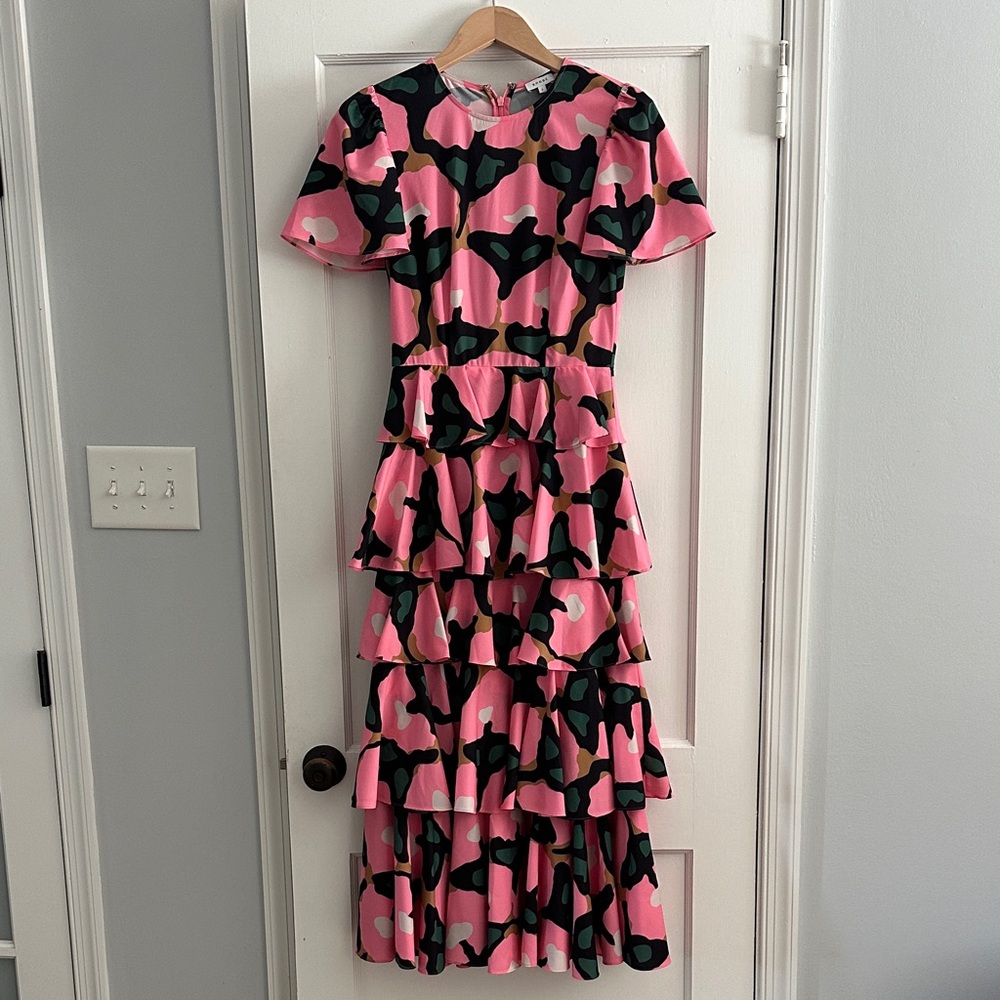 RHODE Multicolor Abstract Dress
